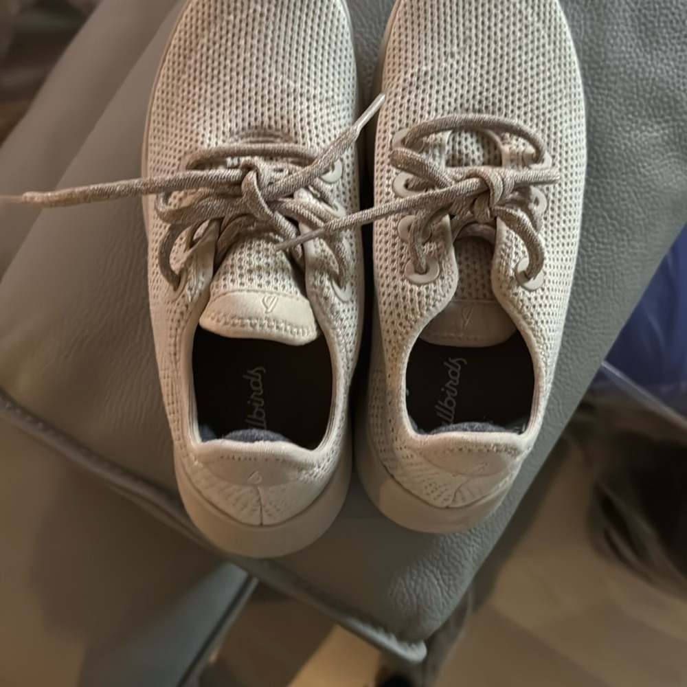 Allbirds Women's Tree Runners in Wheat with Beige Sole